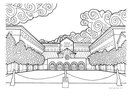 GVSU Coloring Page of Devos